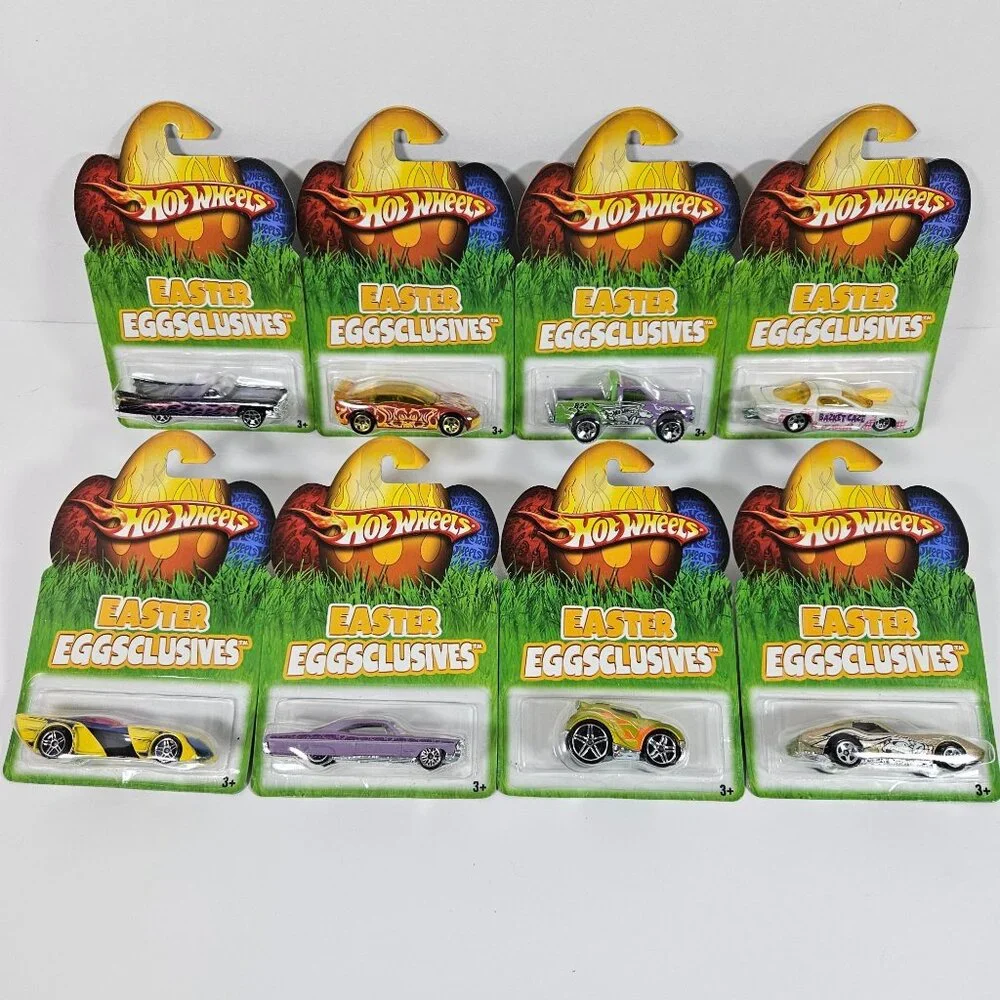 Hot Wheels Easter Eggsclusives Complete Set of 8 Die-Cast Cars 2007 Mattel - Picture 1 of 10